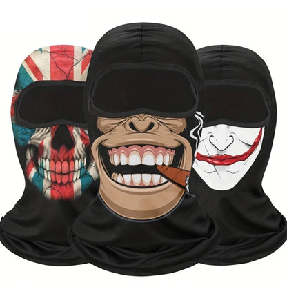 Funny Skull & Ghost Ski Mask